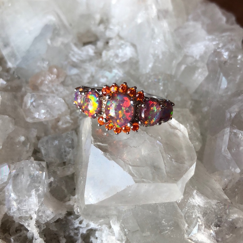 Fire Opal stunning ring
